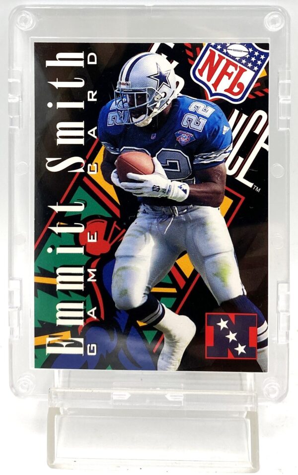 1995 Classic Games Super Bowl XXIX Emmitt Smith Game Card (1) 1995 Classic Games Super Bowl XXIX Emmitt Smith Game Card (1)