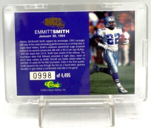 1995 Classic Images 95 Emmitt Smith Card #CP15 (5)