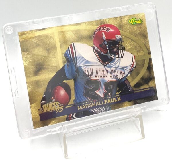 1995 Classic Images 95 Marshall Faulk Card #CP9 (3)