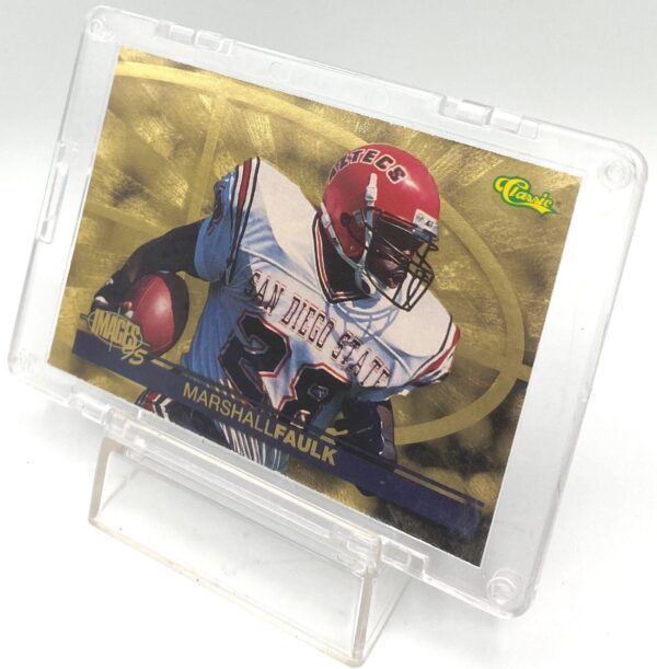 1995 Classic Images 95 Marshall Faulk Card #CP9 (4)