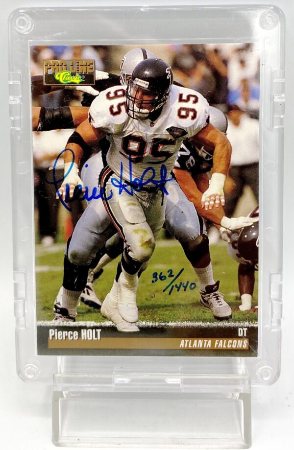1995 Classic Pro-Line Rookie Pierce Holt Autographed Card (1) 1995 Classic Pro-Line Rookie Pierce Holt Autographed Card (1)