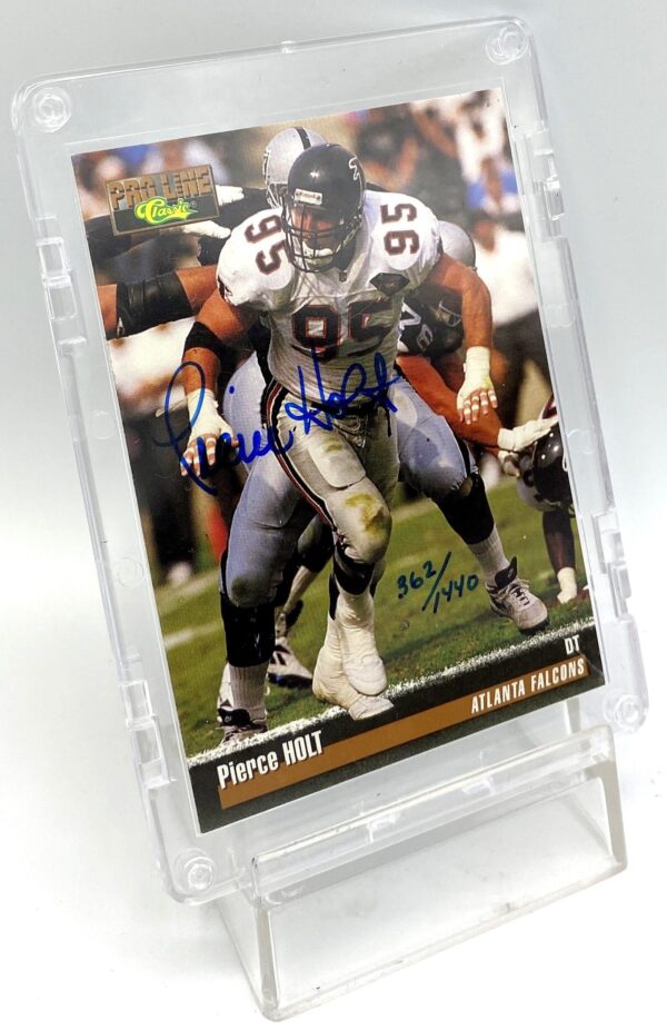 1995 Classic Pro-Line Rookie Pierce Holt Autographed Card (3) 995 Classic Pro-Line Rookie Pierce Holt Autographed Card (3)