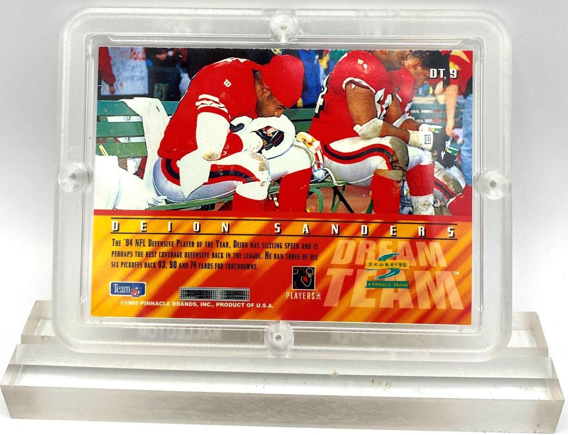 1995 Score '95 Dream Team Deion Sanders Card #DT9 (5)