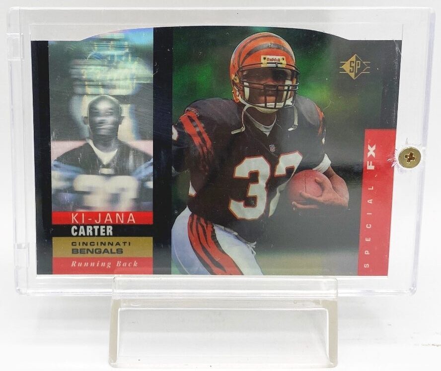 1995 Upper Deck SP Special FX Rookie Ki-Jana Carter Card #8 of 40 (1)