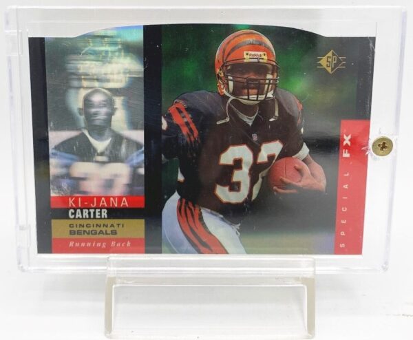 1995 Upper Deck SP Special FX Rookie Ki-Jana Carter Card #8 of 40 (2) 1995 Upper Deck SP Special FX Rookie Ki-Jana Carter Card #8 of 40 (2)
