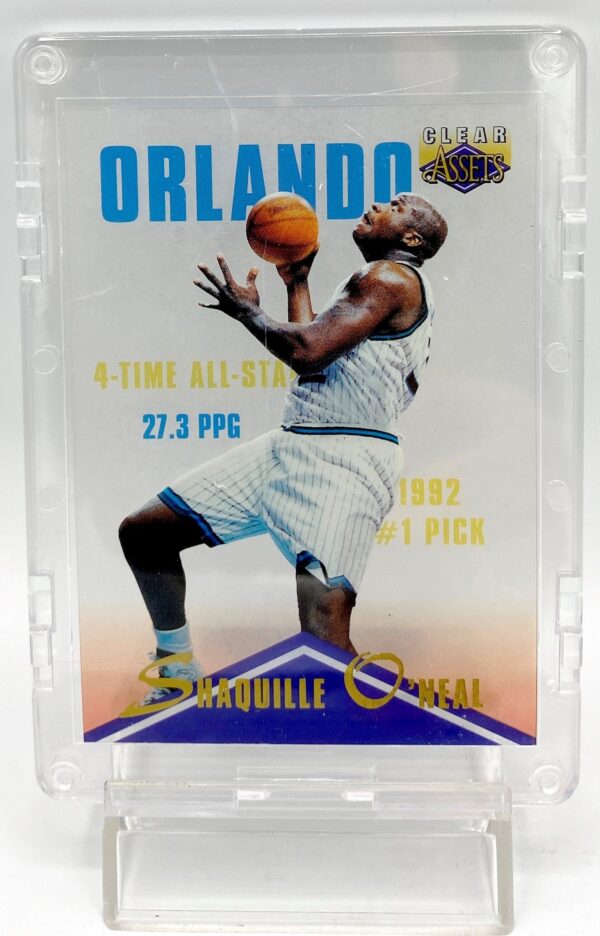 1996 Classic Clear Assets Gold Shaquille O'Neal (S P Card #1 (1pc) (1)