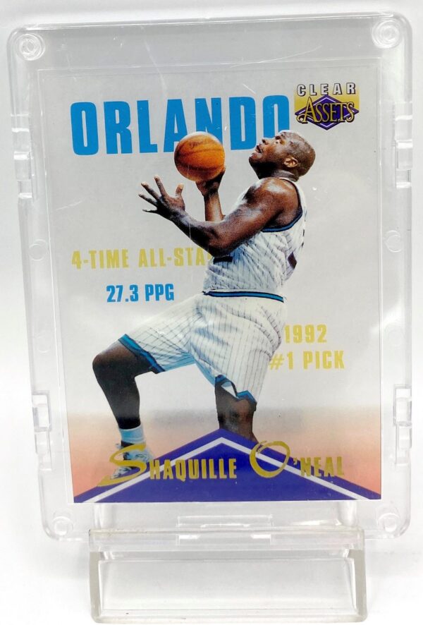 1996 Classic Clear Assets Gold Shaquille O'Neal (S P Card #1 (1pc) (2)