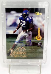 1996 Classic NFL Visions Signings Gold Ray Farmer (1)