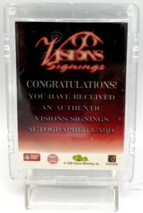 1996 Classic NFL Visions Signings Gold Ray Farmer (6)