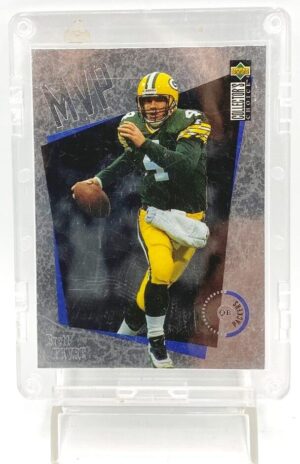 1996 Collectors Choice MVP Silver Card #M17 Brett Favre (1) 1996 Collectors Choice MVP Silver Card #M17 Brett Favre (1)