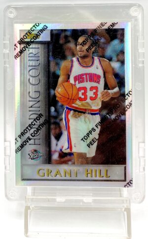 1996 Topps Finest Holding Court Grant Hill Card #HC4 (2pcs) (1)