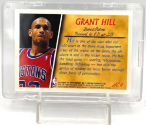 1996 Topps Finest Holding Court Grant Hill Card #HC4 (2pcs) (6)