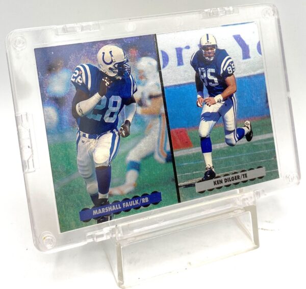 1996 Upper Deck Indianapolis Colts Silver Helmet Collection Card #AE1 (3) 1996 Upper Deck Indianapolis C