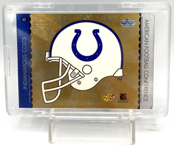 1996 Upper Deck Indianapolis Colts Silver Helmet Collection Card #AE1 (5) 1996 Upper Deck Indianapolis Colts Silver Helmet Collection Card #AE1 (5)