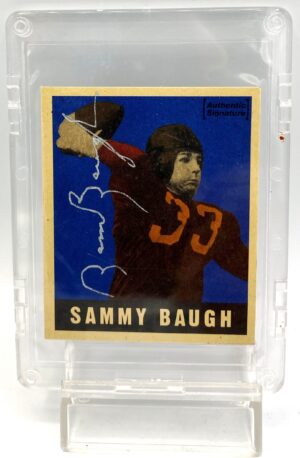 1997 Leaf Reproduction Edition Sammy Baugh Autographed Card (1)