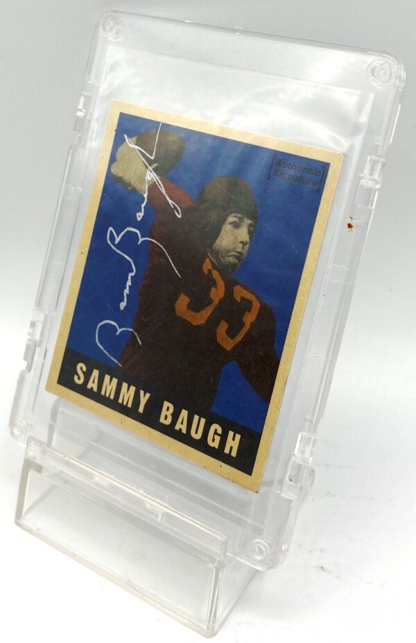 1997 Leaf Reproduction Edition Sammy Baugh Autographed Card (4)