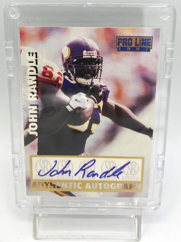 1997 Pro Line Gold Authentic Autograph John Randle (2)