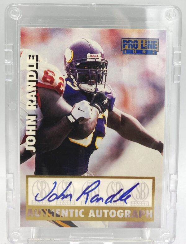 1997 Pro Line Gold Authentic Autograph John Randle (3)