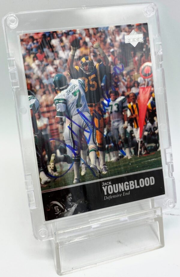 1997 Upper Deck NFL Legends Jack Youngblood Autographed Card (4)