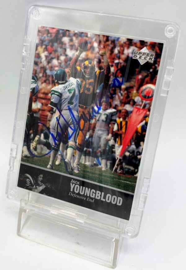 1997 Upper Deck NFL Legends Jack Youngblood Autographed Card (5)