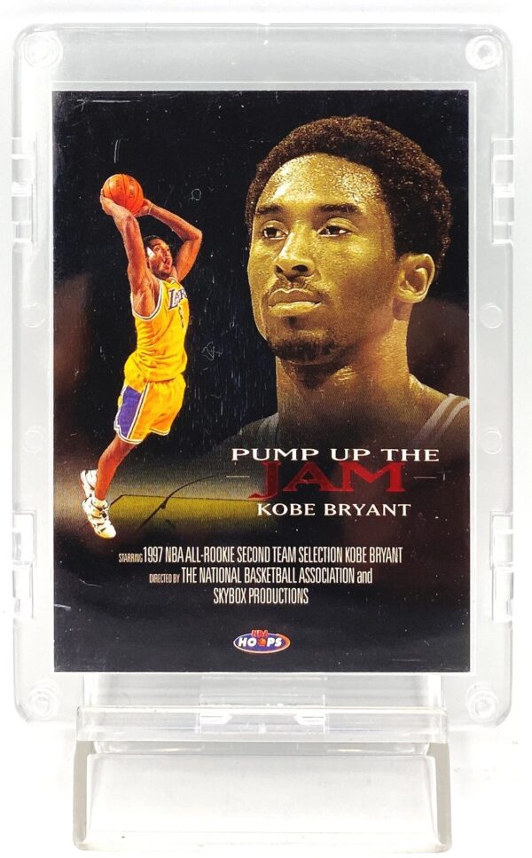 1998-99 NBA Hoops Jam Kobe Bryant (Pump Up The Jam) Red Insert #4-10PJ (1pc) (1) 1998-99 NBA Hoops Jam Kobe Bryant (Pump Up The Jam) Red Insert #4-10PJ (1pc) (1)