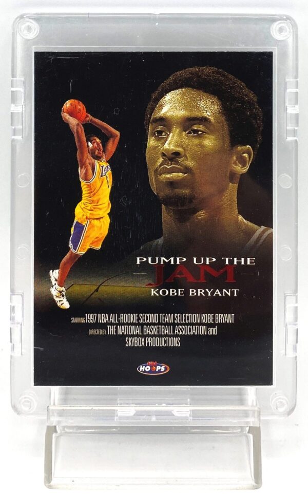 1998-99 NBA Hoops Jam Kobe Bryant (Pump Up The Jam) Red Insert #4-10PJ (1pc) (2) 1998-99 NBA Hoops Jam Kobe Bryant (Pump Up The Jam) Red Insert #4-10PJ (1pc) (2)