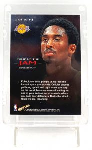 1998-99 NBA Hoops Jam Kobe Bryant (Pump Up The Jam) Red Insert #4-10PJ (1pc) (5)