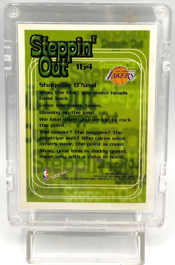 1998-99 NBA Hoops Shaquille O'Neal Steppin' Out #164 (2pcs) (5) 1998-99 NBA Hoops Shaquille O'Neal Steppin' Out #164 (2pcs) (5)
