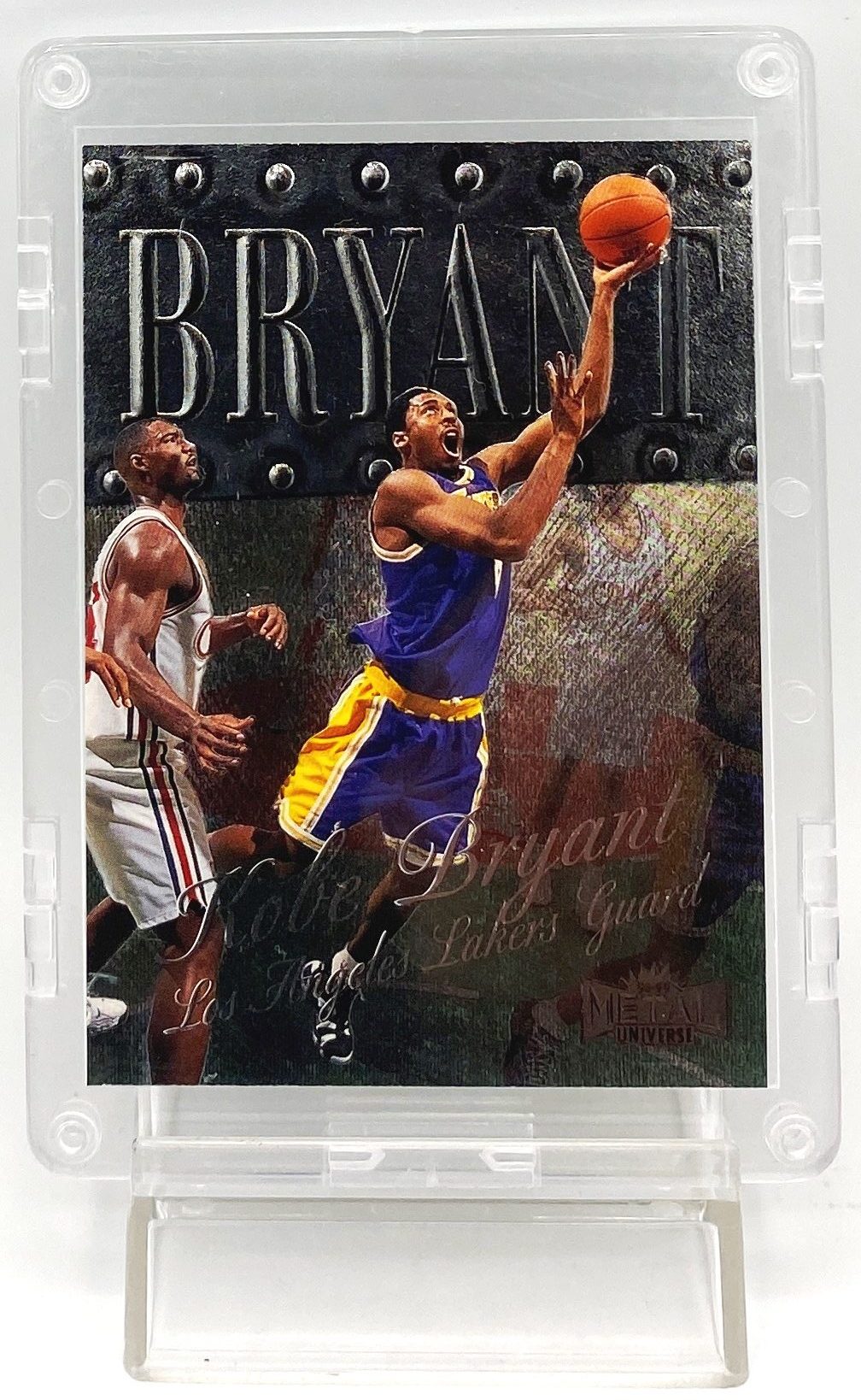 1998-99 Skybox Metal Universe Kobe Bryant (Chrome Embossed Pr) Card #53 (2pcs) (1)