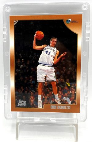1998-99 Topps Rookie Card Dirk Nowitzki (Silver Script Print Card #154 (7pcs) (1)