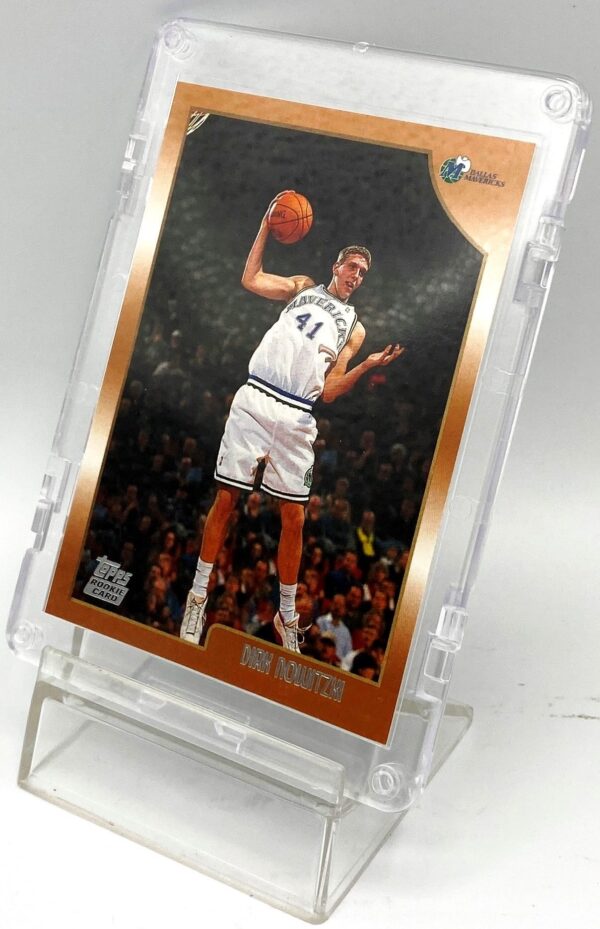 1998-99 Topps Rookie Card Dirk Nowitzki (Silver Script Print Card #154 (7pcs) (5)