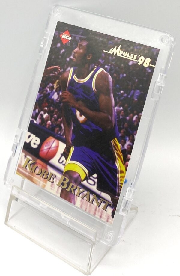1998 Edge Impulse '98 Kobe Bryant (Checklist) Gold Script Print) Card #9 (1pc) (4) 1998 Edge Impulse '98 Kobe Bryant (Checklist) Gold Script Print) Card #9 (1pc) (4)