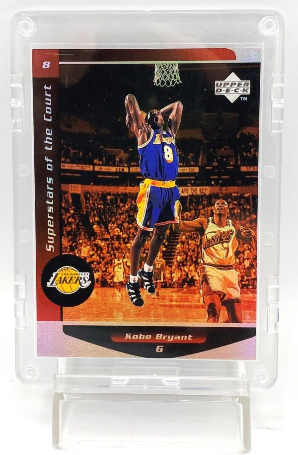 1998 UD Superstars Of The Court Kobe Bryant (Holo Foil) Card #C8 (2pcs) (1)