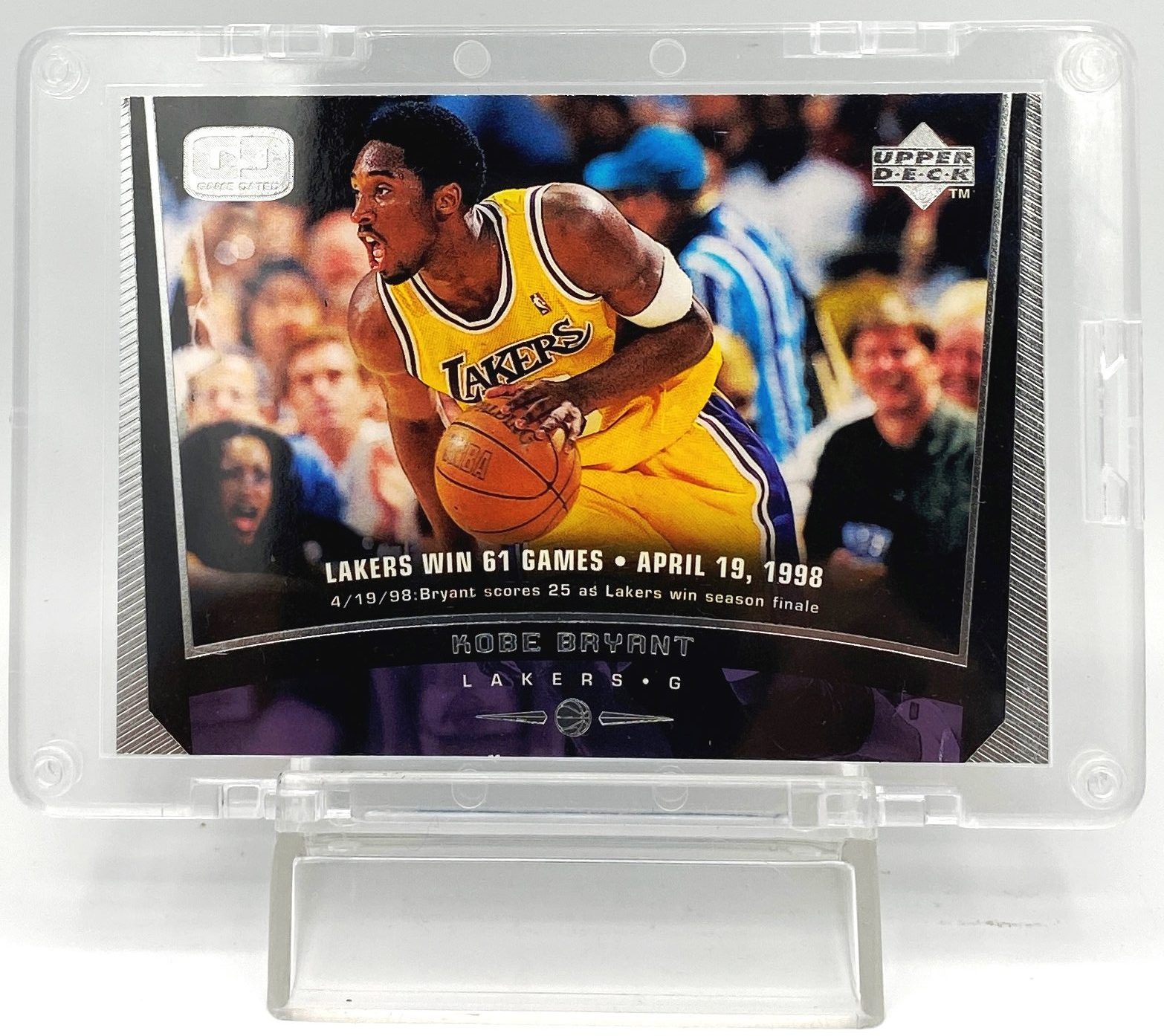 1998 Upper Deck GD Kobe Bryant (Game Dated Silver S-Print) Card #75 (2pcs) (1)
