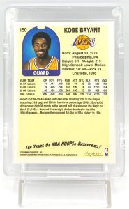 1999-00 Skybox Kobe Bryant (Ten Years Of NBA Hoops '89-99 ) Card #150 (1pc) (5)