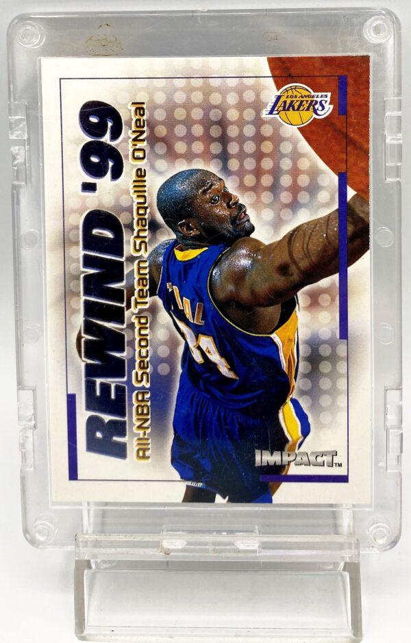 1999-00 Skybox Shaquille O'Neal Rewind '99 #22 Of 40 RN (2pcs) (1) 1999-00 Skybox Shaquille O'Neal Rewind '99 #22 Of 40 RN (2pcs) (1)