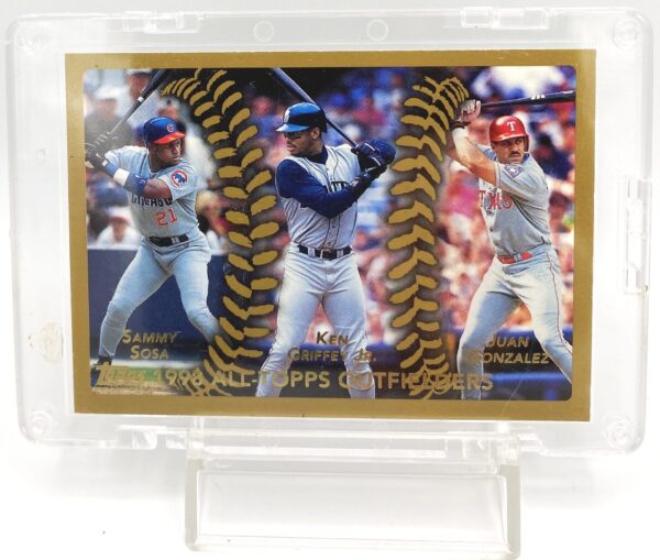 1999 Topps 1998 All-Topps OutFielders Card #454 Ken Griffey Jr (2) 1999 Topps 1998 All-Topps OutFielders Card #454 Ken Griffey Jr (2)
