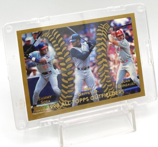 1999 Topps 1998 All-Topps OutFielders Card #454 Ken Griffey Jr (3) 1999 Topps 1998 All-Topps OutFielders Card #454 Ken Griffey Jr (3)