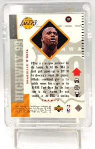1999 Upper Deck Shaquille O'Neal Highway 99 Card #309 (4pcs) (5)