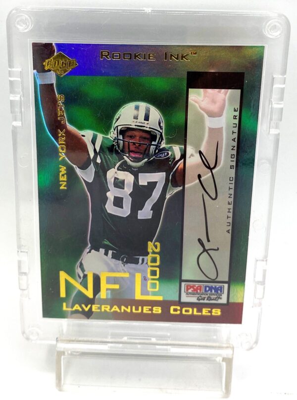 2000 Edge NFL Rookie Ink Gold Laveranues Coles Autograph (2) 2000 Edge NFL Rookie Ink Gold Laveranues Coles Autograph (2)