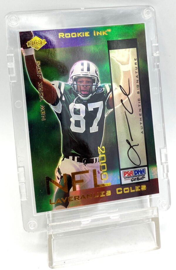 2000 Edge NFL Rookie Ink Gold Laveranues Coles Autograph (3) 2000 Edge NFL Rookie Ink Gold Laveranues Coles Autograph (3)