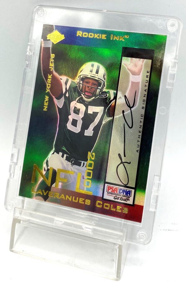 2000 Edge NFL Rookie Ink Gold Laveranues Coles Autograph (4) 2000 Edge NFL Rookie Ink Gold Laveranues Coles Autograph (4)