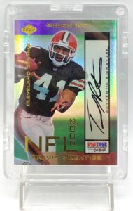 2000 Edge NFL Rookie Ink Gold Travis Prentice Autograph (1)