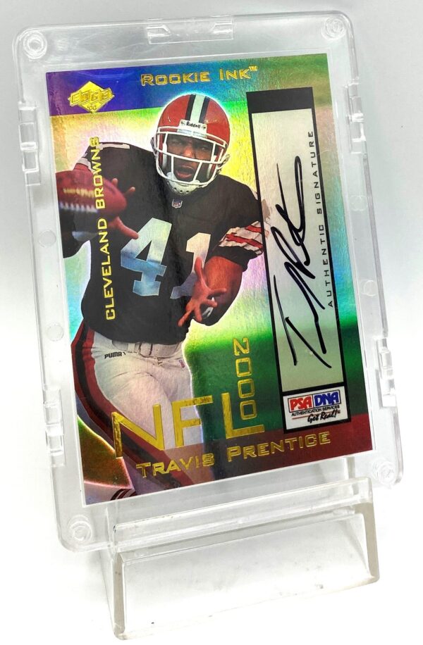 2000 Edge NFL Rookie Ink Gold Travis Prentice Autograph (3) 2000 Edge NFL Rookie Ink Gold Travis Prentice Autograph (3)