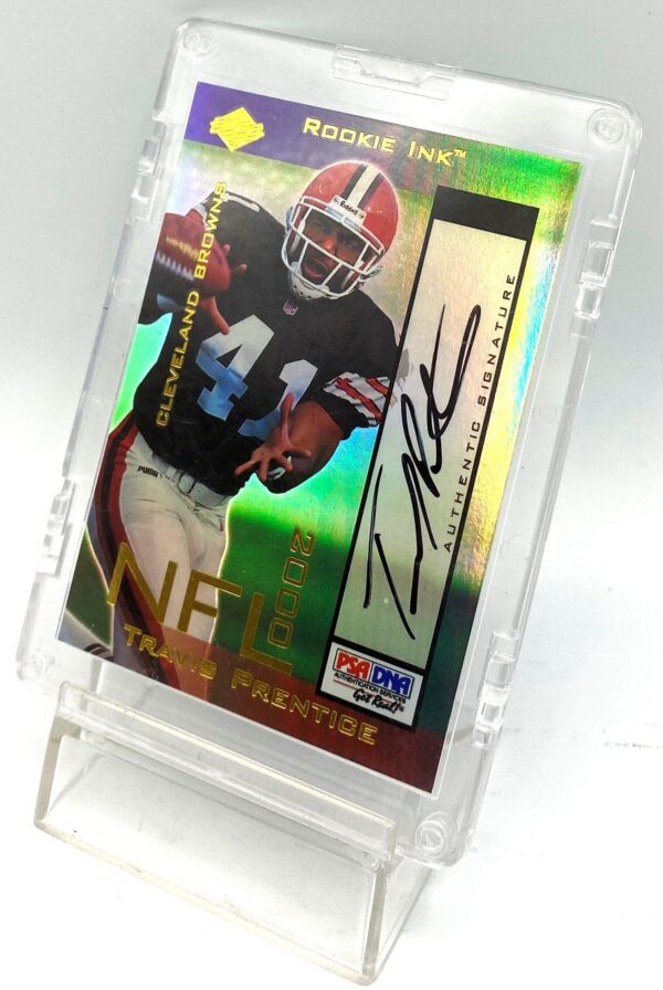 2000 Edge NFL Rookie Ink Gold Travis Prentice Autograph (4) 2000 Edge NFL Rookie Ink Gold Travis Prentice Autograph (4)