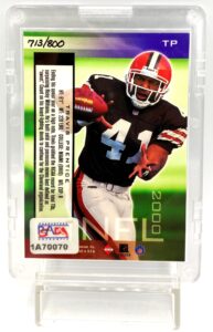 000 Edge NFL Rookie Ink Gold Travis Prentice Autograph (6)
