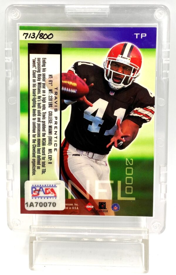 2000 Edge NFL Rookie Ink Gold Travis Prentice Autograph (6) 000 Edge NFL Rookie Ink Gold Travis Prentice Autograph (6)