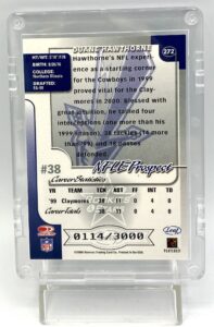 2000 Leaf Rookies & Stars Duane Hawthorne Autographed (5)