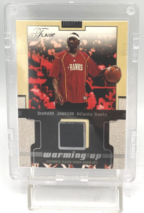2001-02 Fleer-Flair Warming Up Dermarr Johnson (2)
