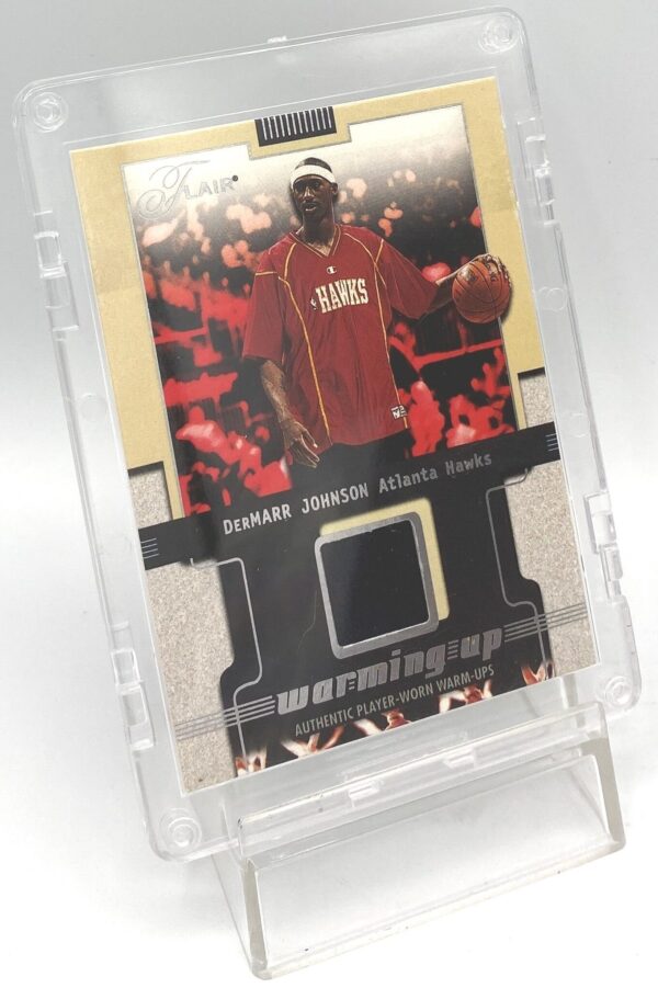 2001-02 Fleer-Flair Warming Up Dermarr Johnson (3)